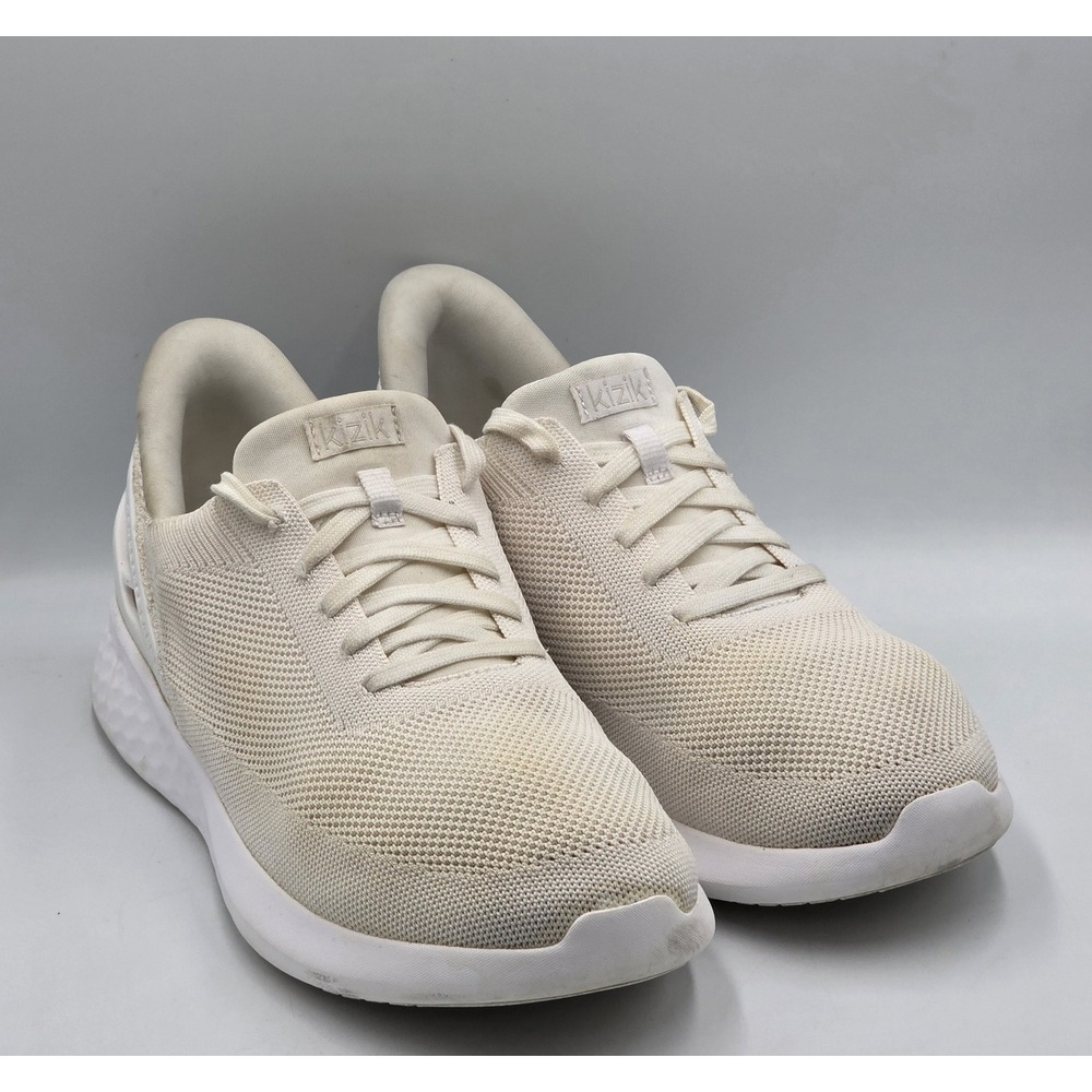 Kizik Athens DATHWT01-2E Men's 10.5W Women's 12 Wide White Hands Free